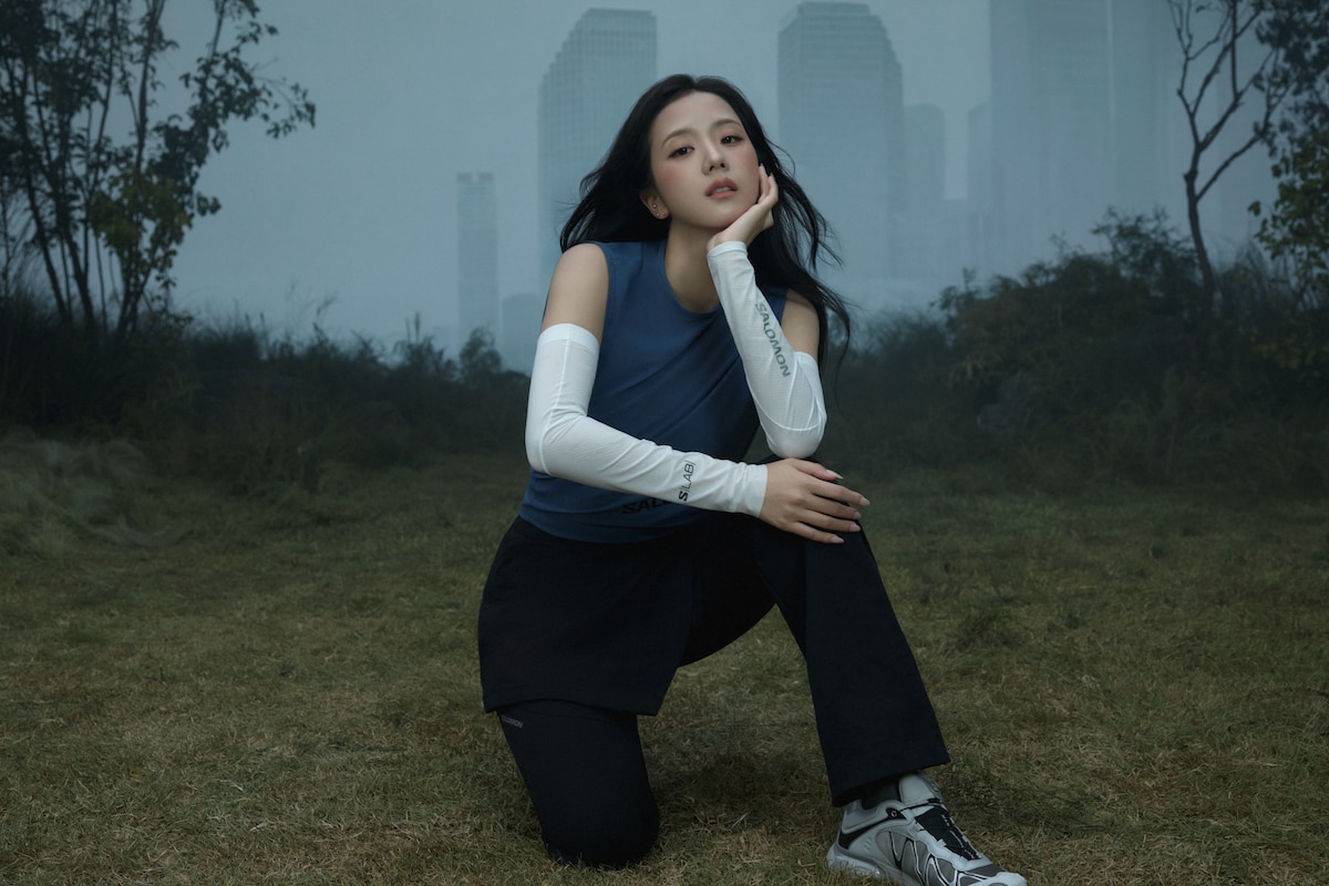 JISOO conquers the elements in Salomon's winter campaign