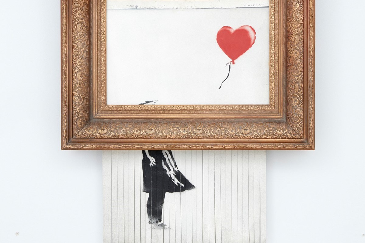 That Shredded Banksy Artwork Is Returning To Auction At 4 Times The ...