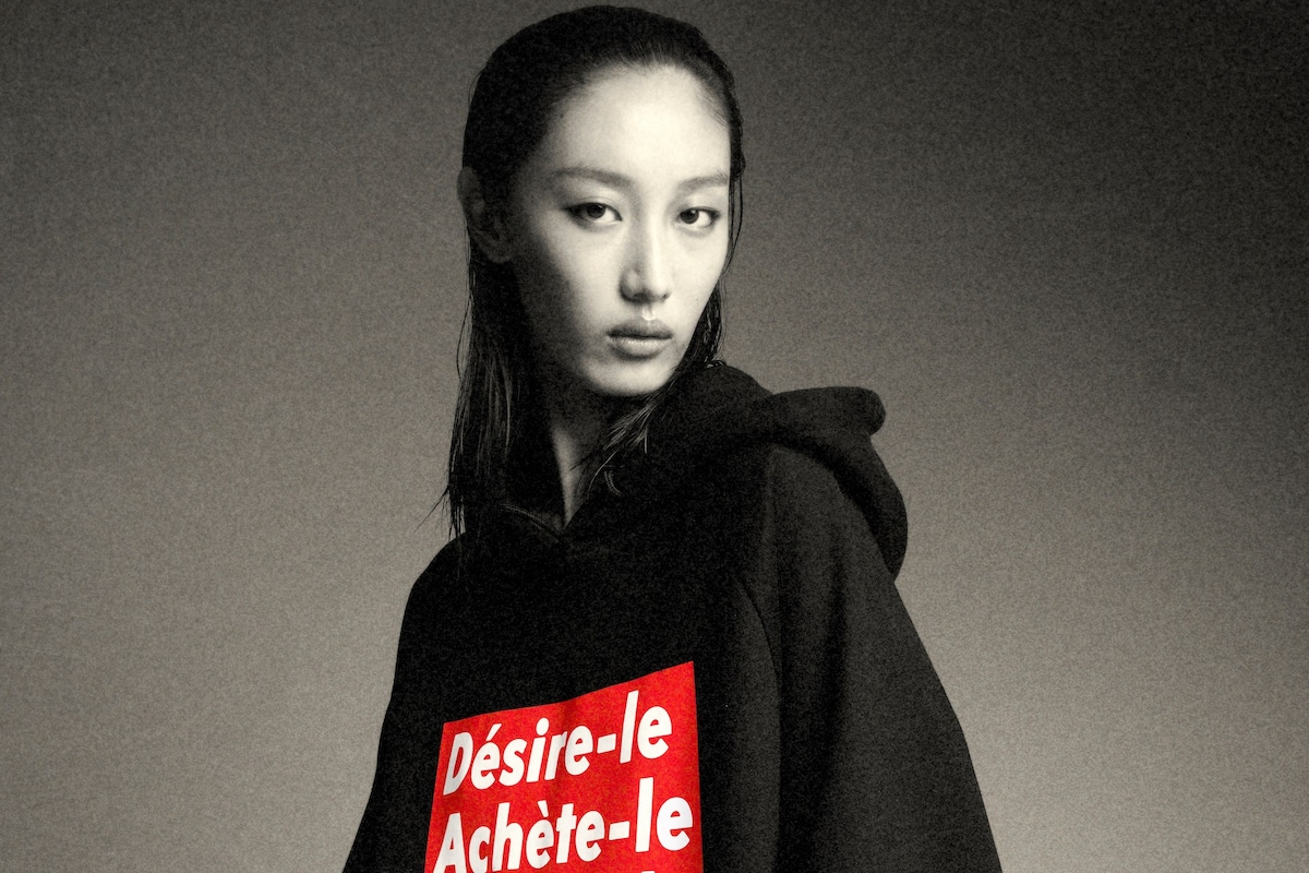 These photos reimagine Barbara Kruger’s seminal streetwear drop