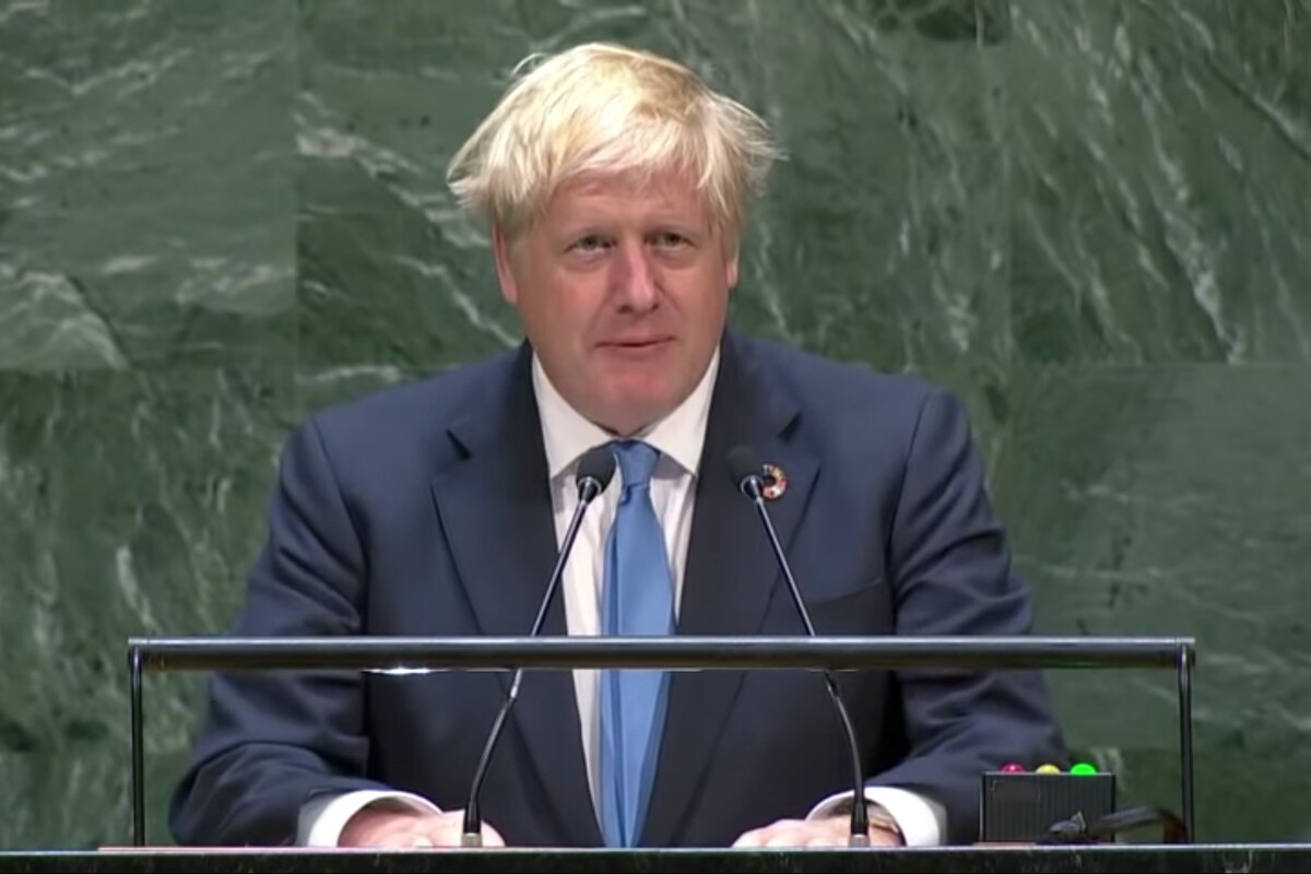 Boris Johnson predicts a dystopian AI future in surreal UN speech | Dazed