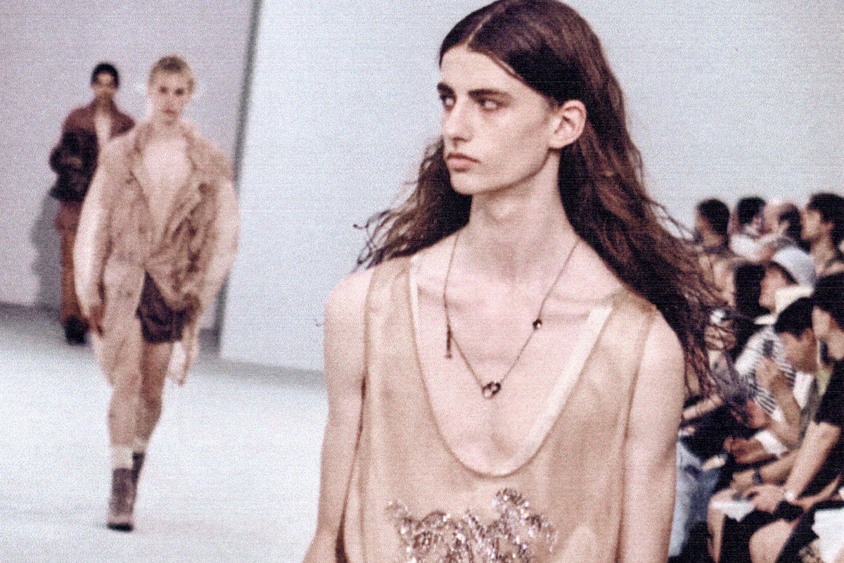 Lingerie is for the boys at Dries Van Noten SS27