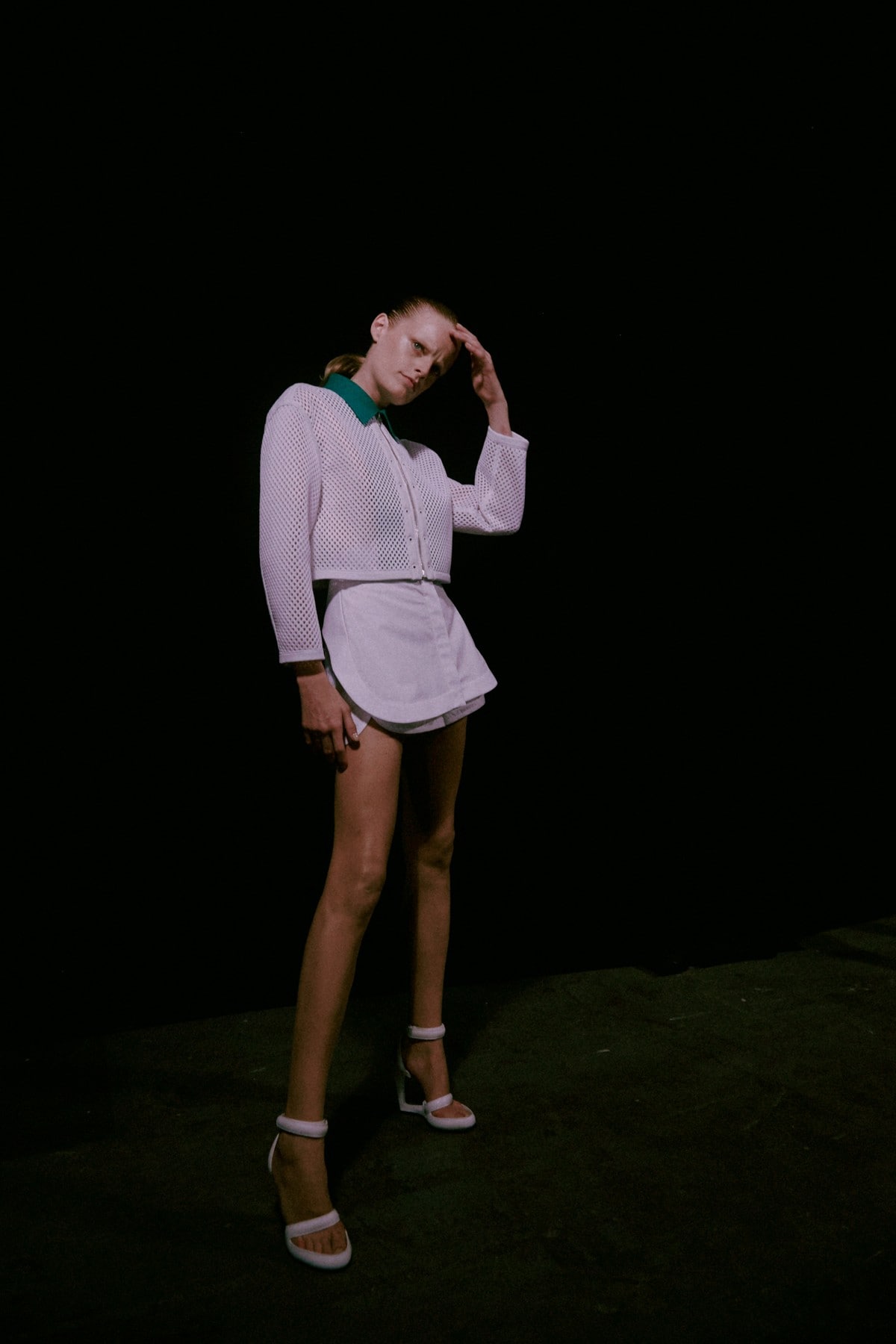 Backstage at Alexander Wang SS15 Dazed