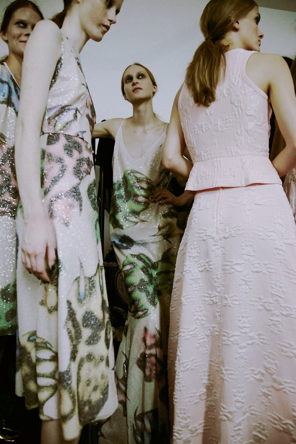 Backstage at Giles SS15