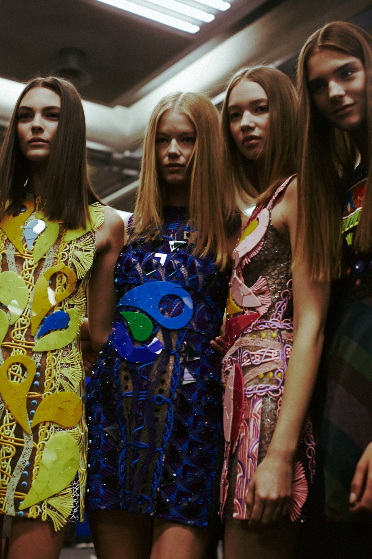 Backstage at Peter Pilotto SS15