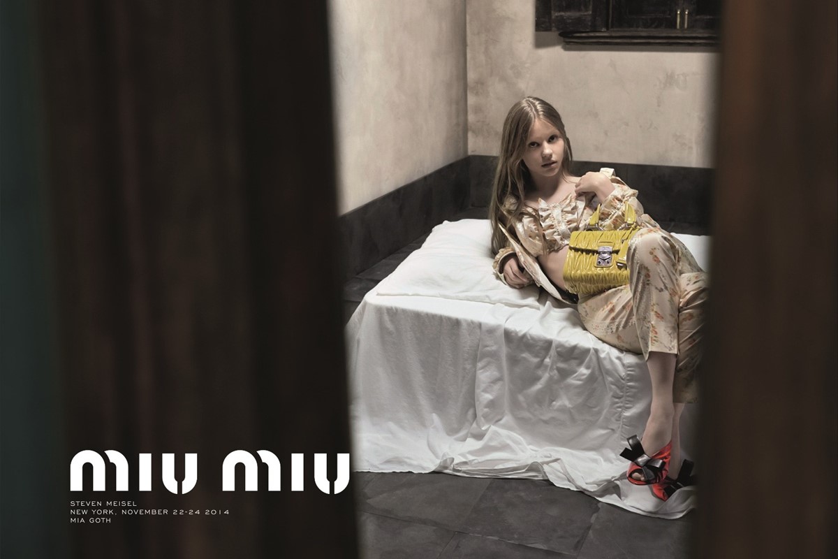 Miu Miu reveals SS15 campaign starring Mia Goth Dazed