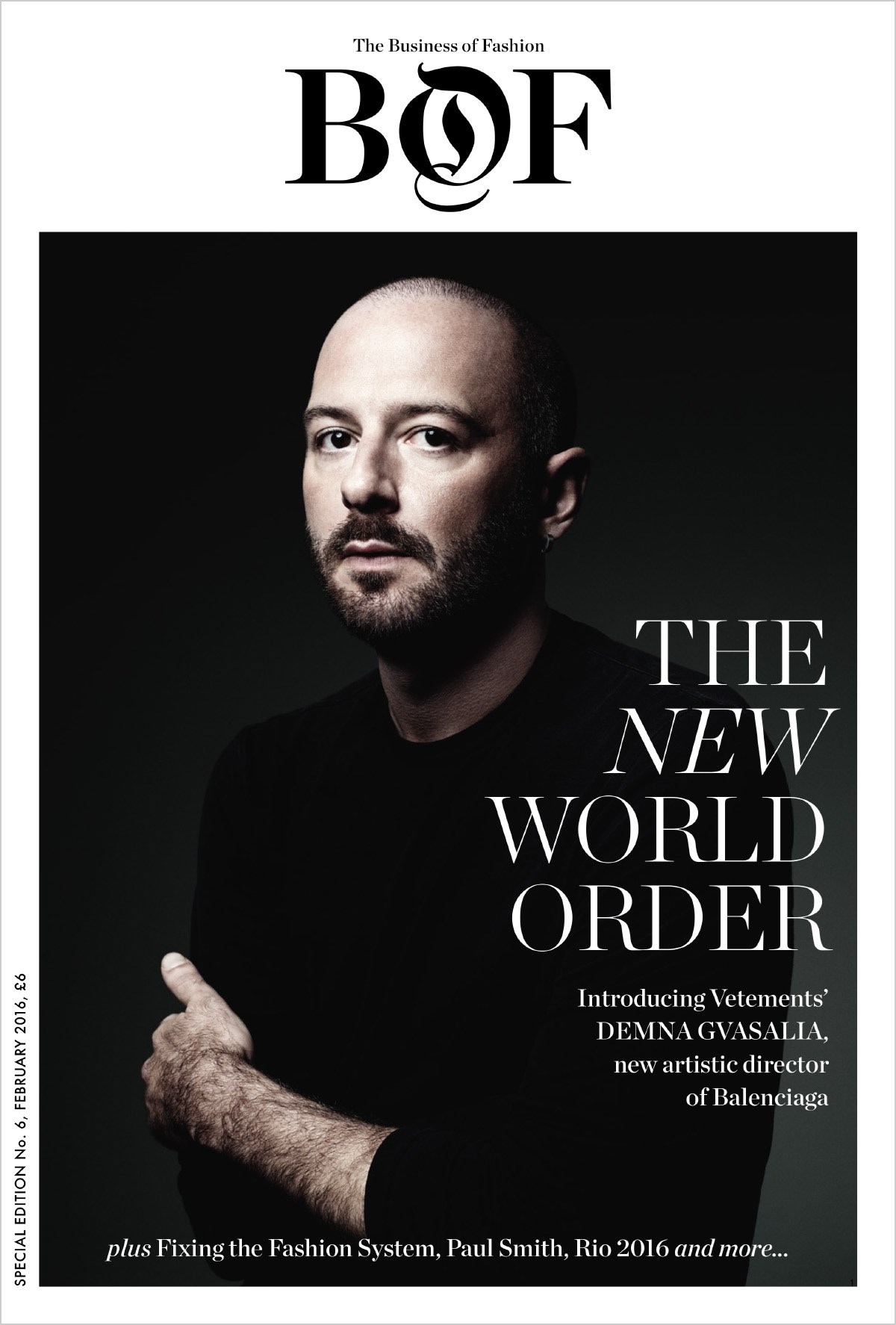 Demna Gvasalia Business Fashion issue