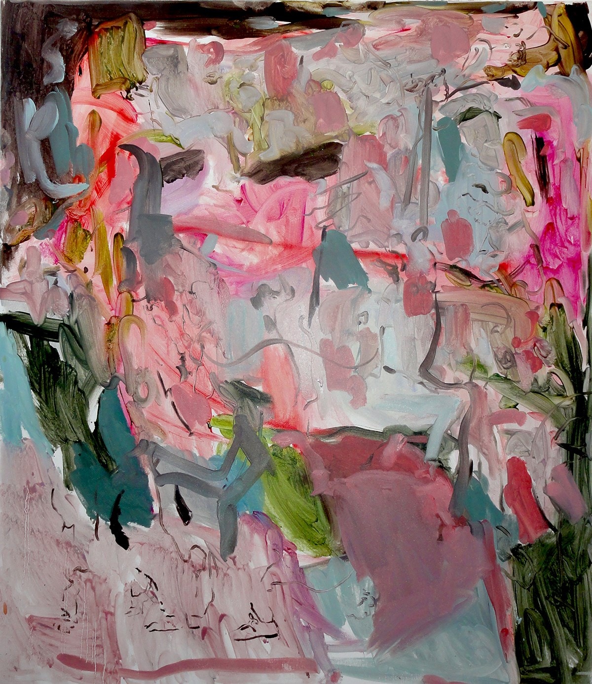 Painting from series “Held On The Tips Of Fingers”