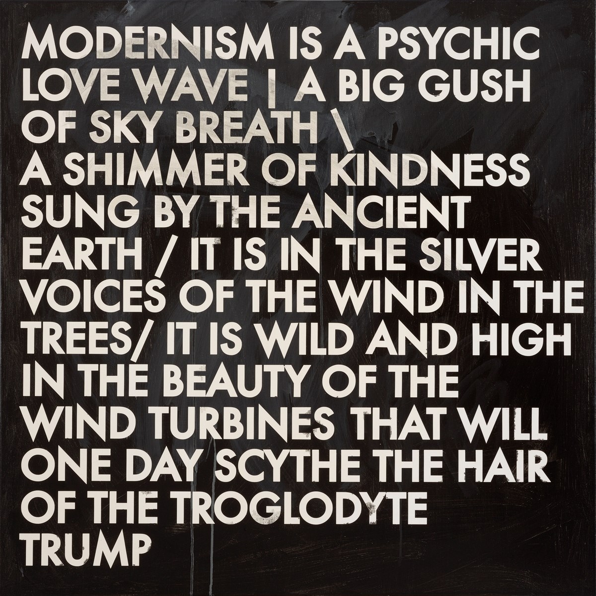 Robert Montgomery at Cob Gallery