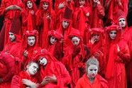 The Meaning Behind Extinction Rebellion s Red robed Protesters Dazed