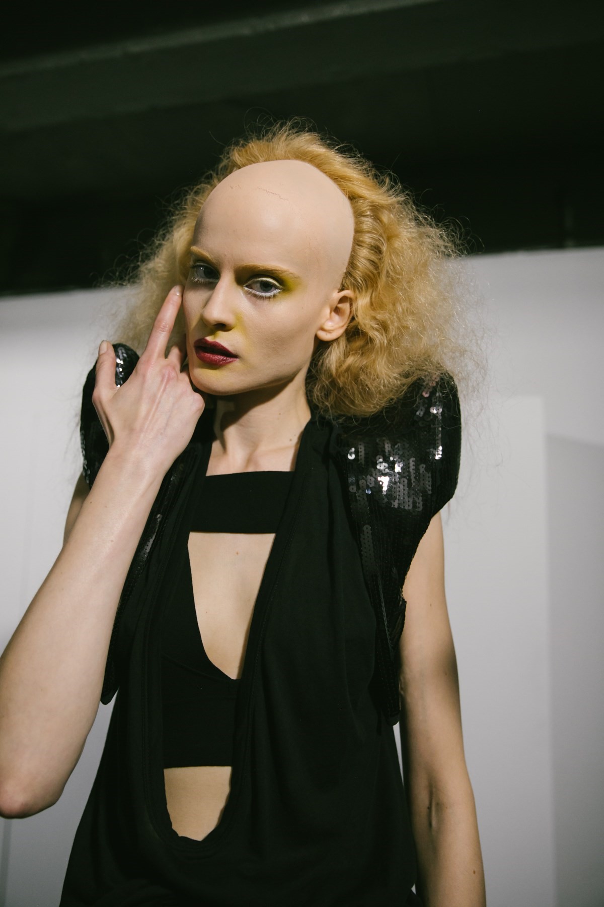 Bauhaus Aztec priestesses' stormed Rick Owens' bubble-filled SS20