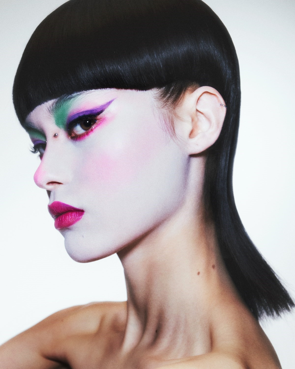 Joey Choy make-up shoot