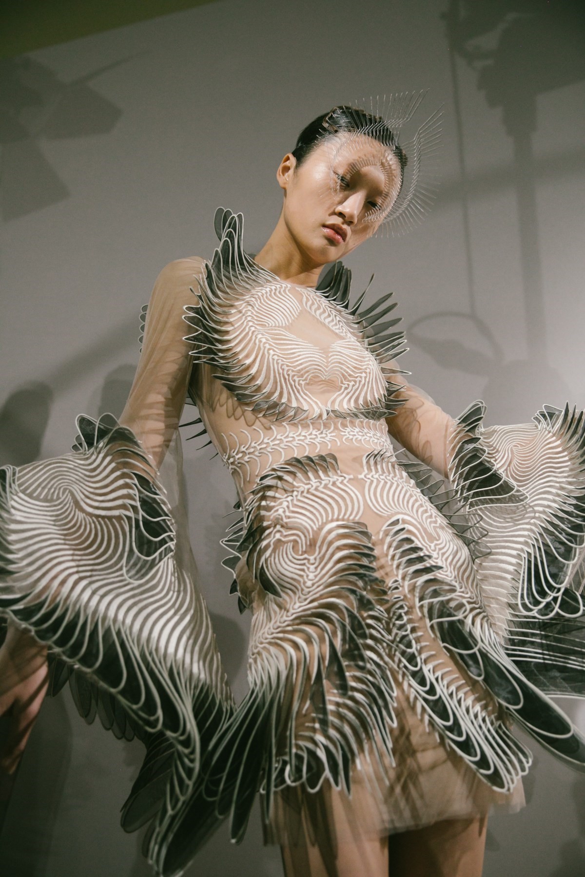 Go see Iris Van Herpen's hi-tech haute couture sculptures IRL in Paris