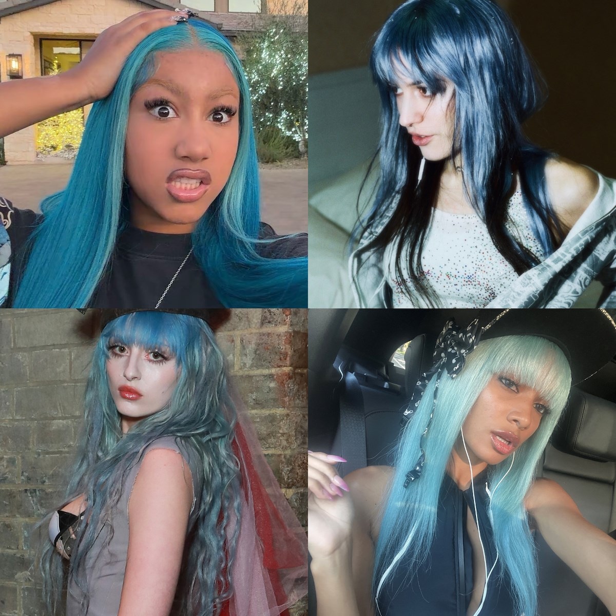 Blue hair is back