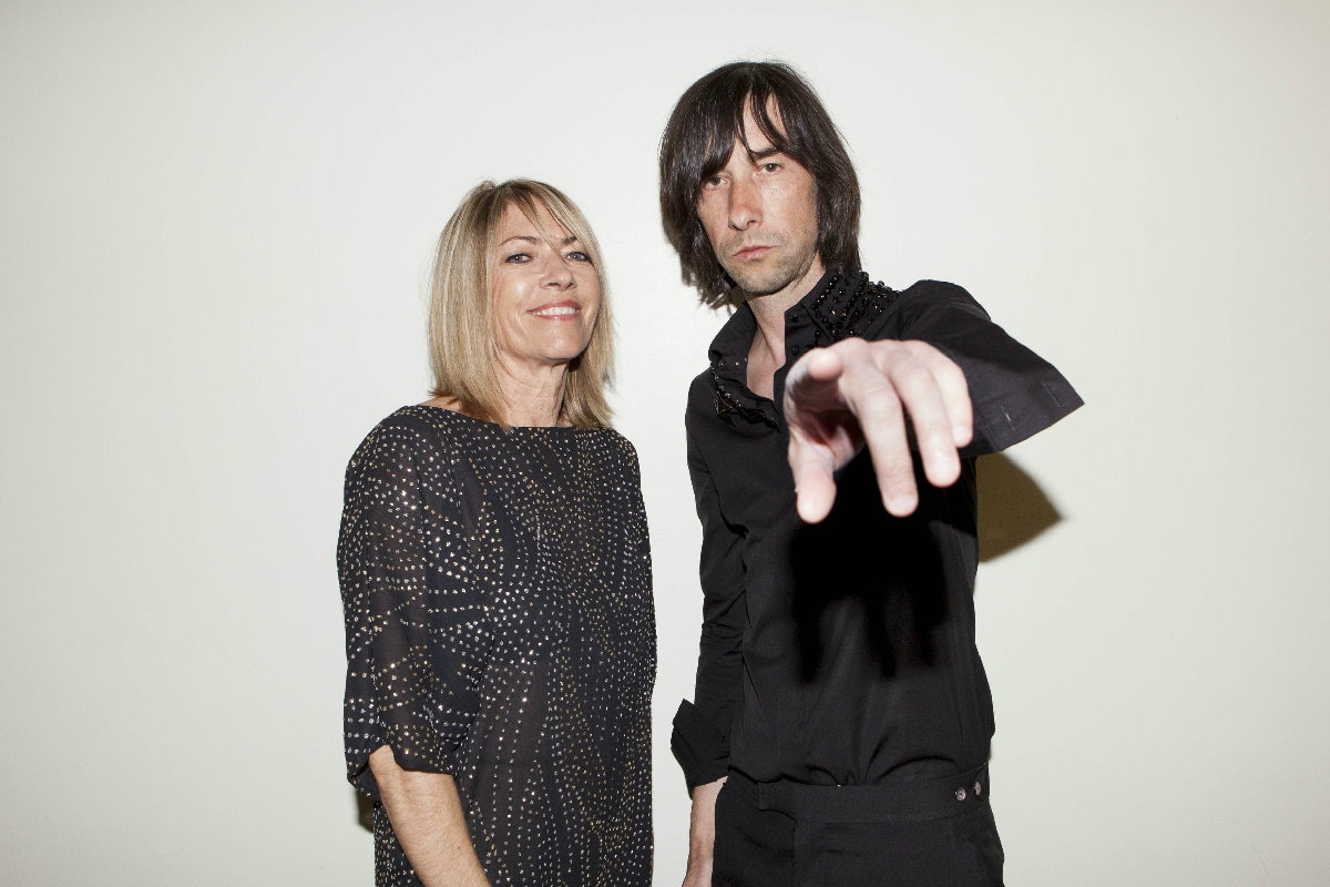 Kim Gordon and Bobby Gillespie