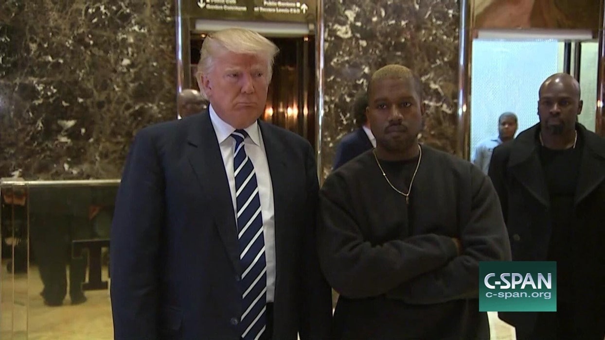 Donald Trump and Kanye West