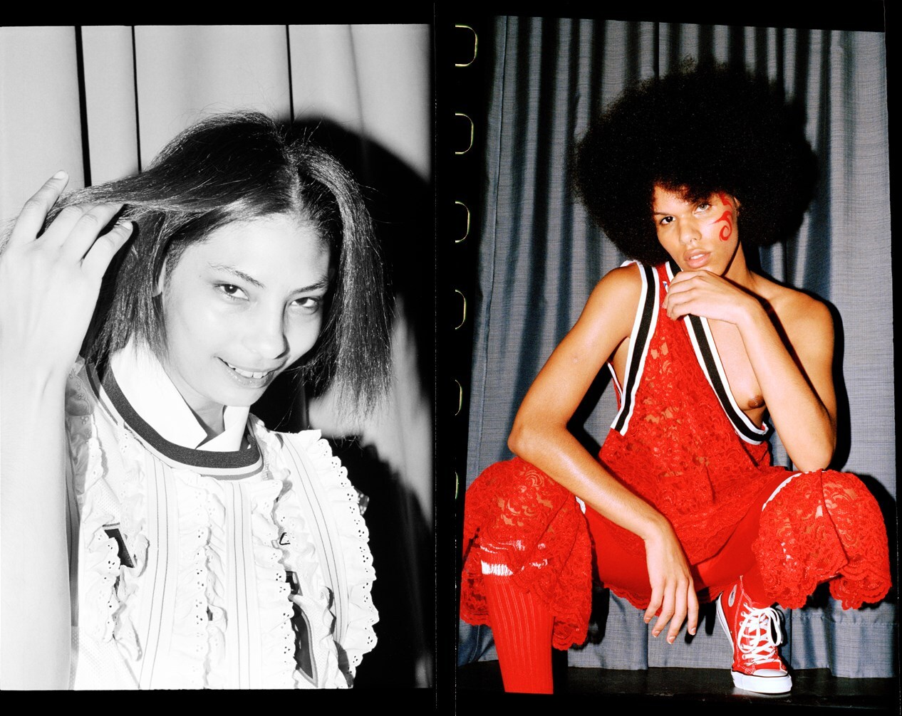 Backstage at Gypsy Sport SS17 2017 Mark Fitton Suzanne Darcy