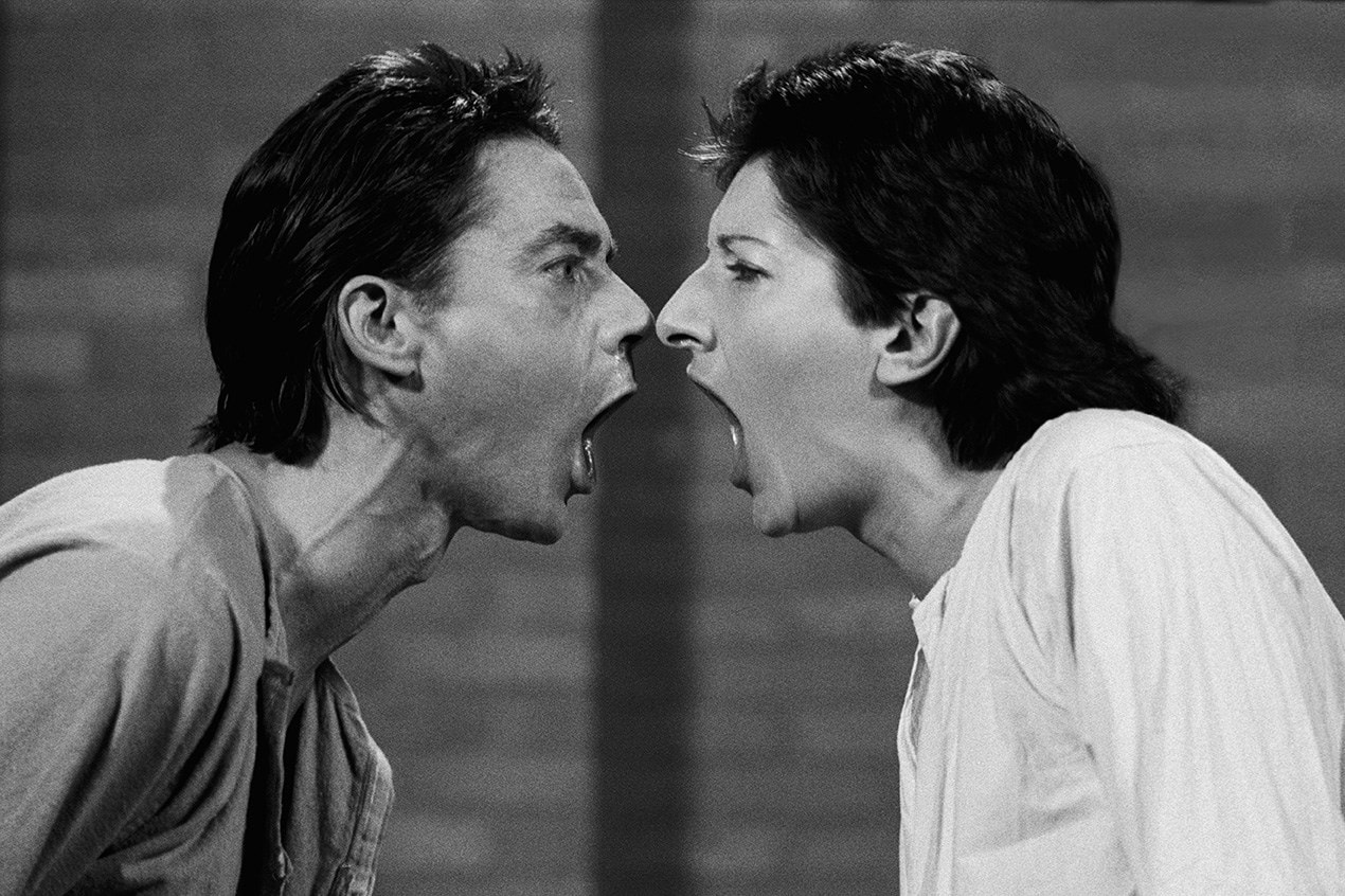 Marina Abramovic and Ulay, “AAA AAA” (1978)