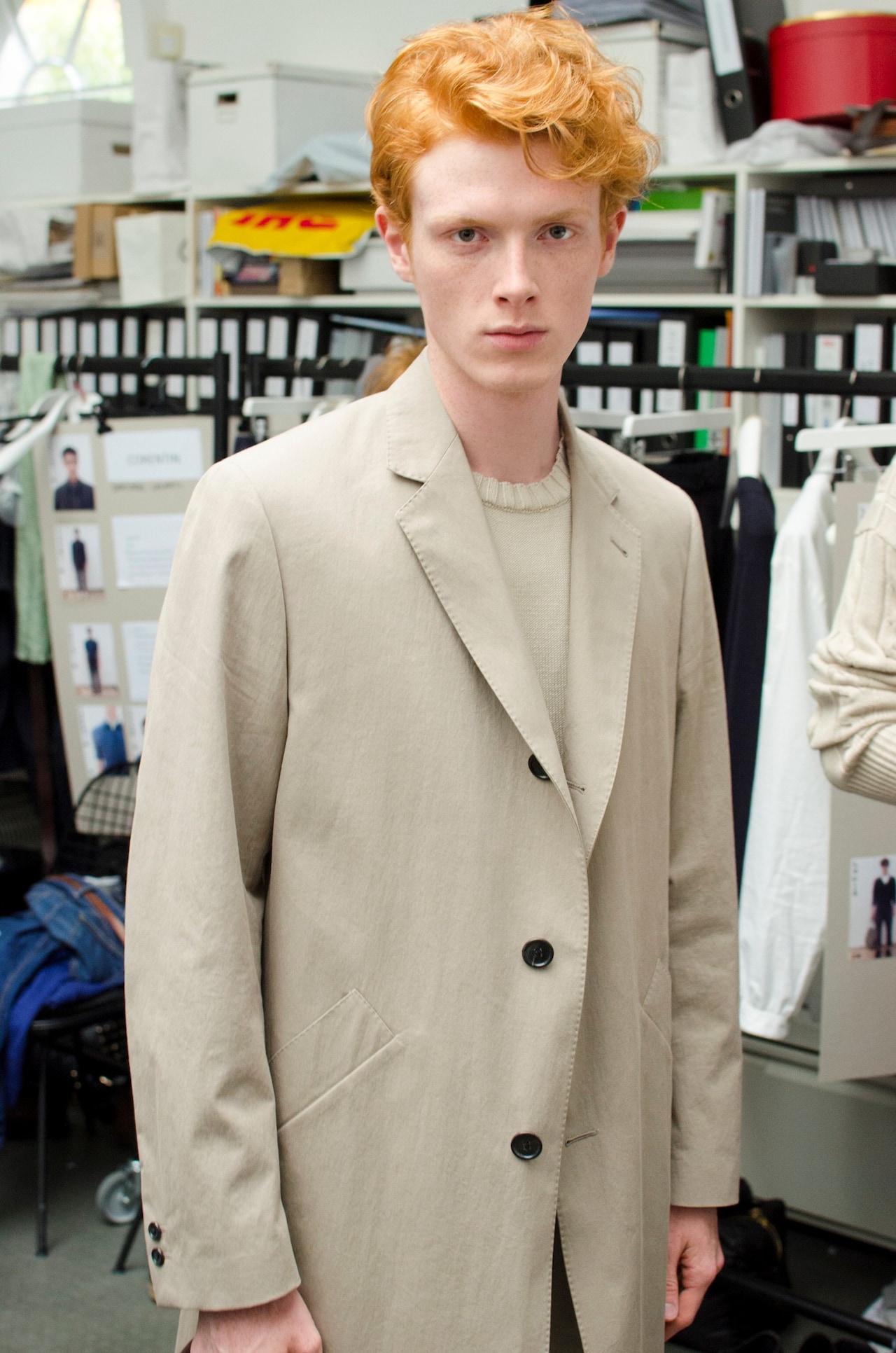 Margaret Howell SS15 Mens collections, Dazed backstage