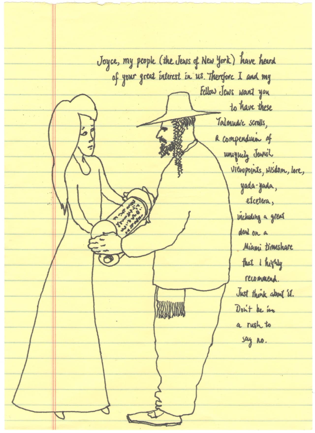 Atticus Lish Illustration_Talmudic scrolls