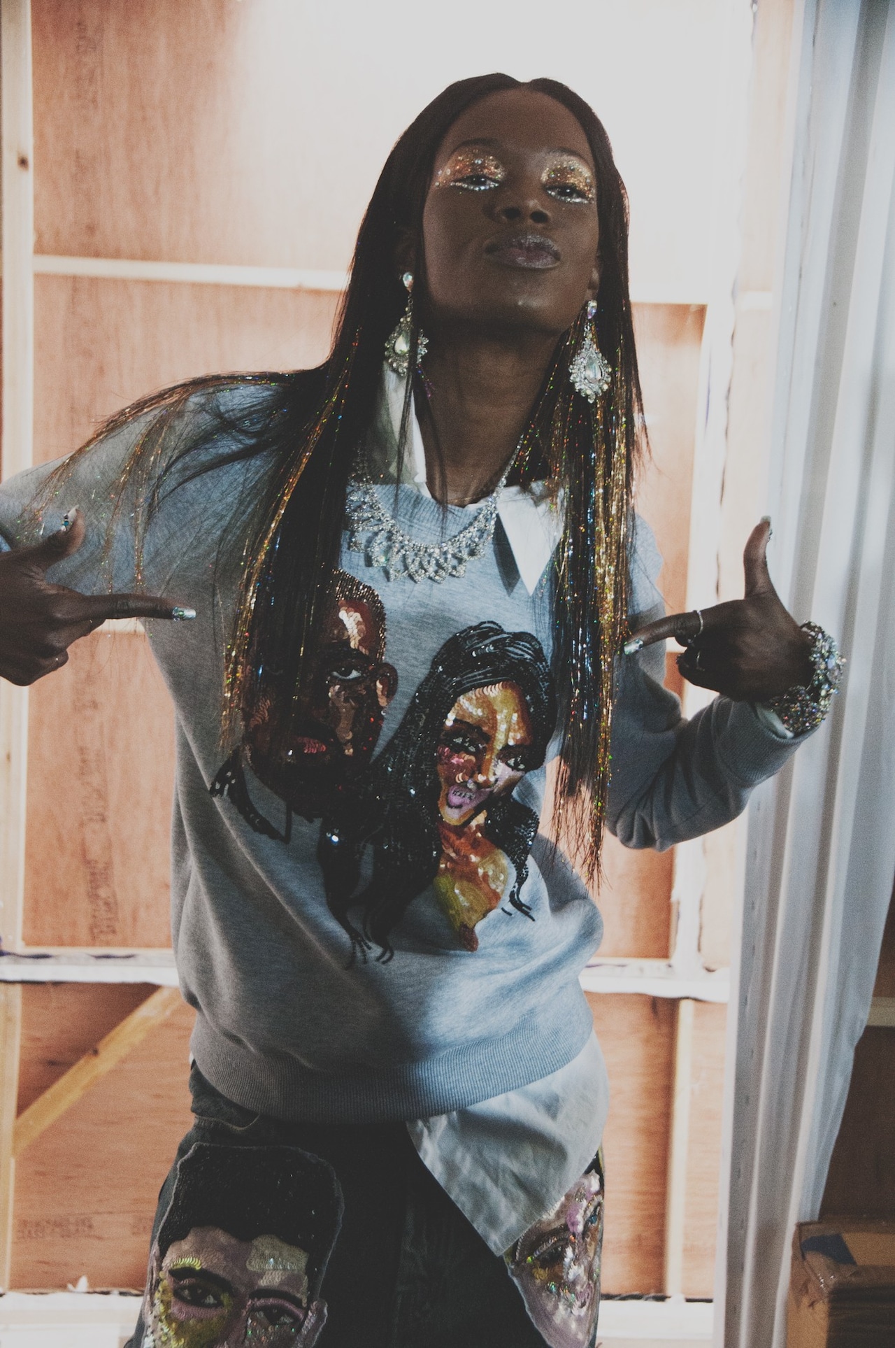 Ashish SS15 Dazed backstage Philip Trengove