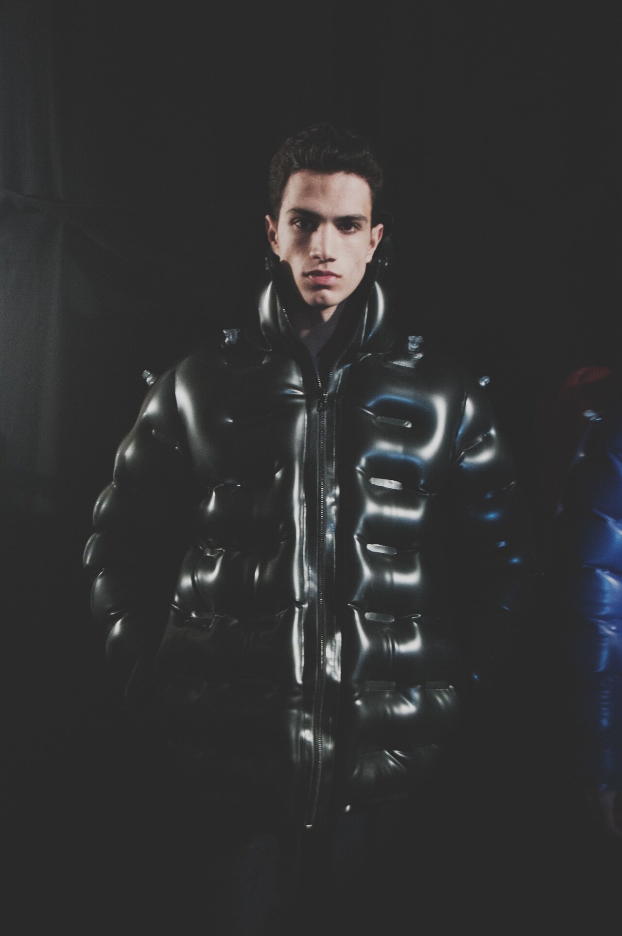 Backstage at Christopher Raeburn AW15