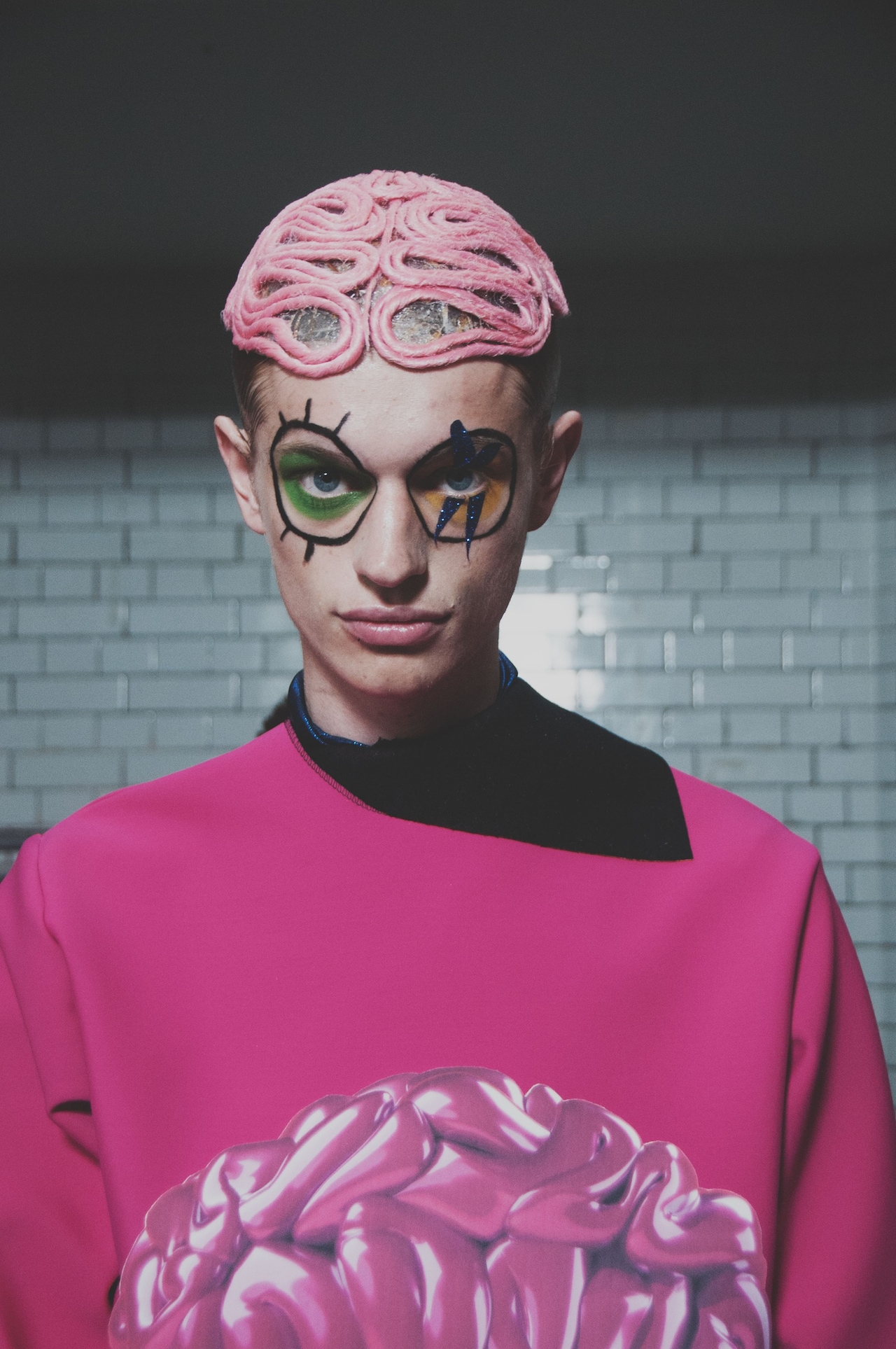 Backstage at Katie Eary AW15