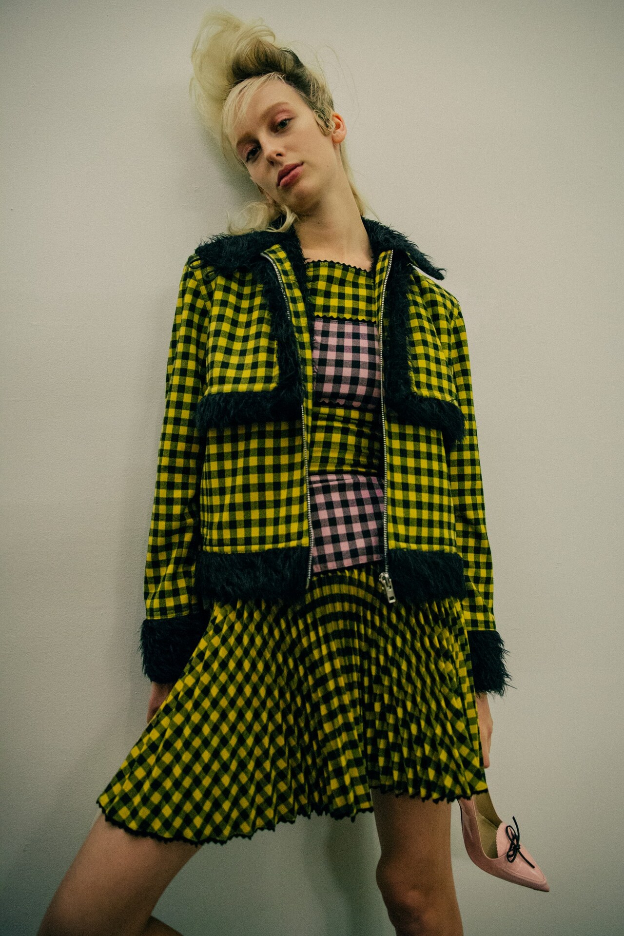 Adam Selman AW 15 Gingham John Waters Manolo Blahnik 