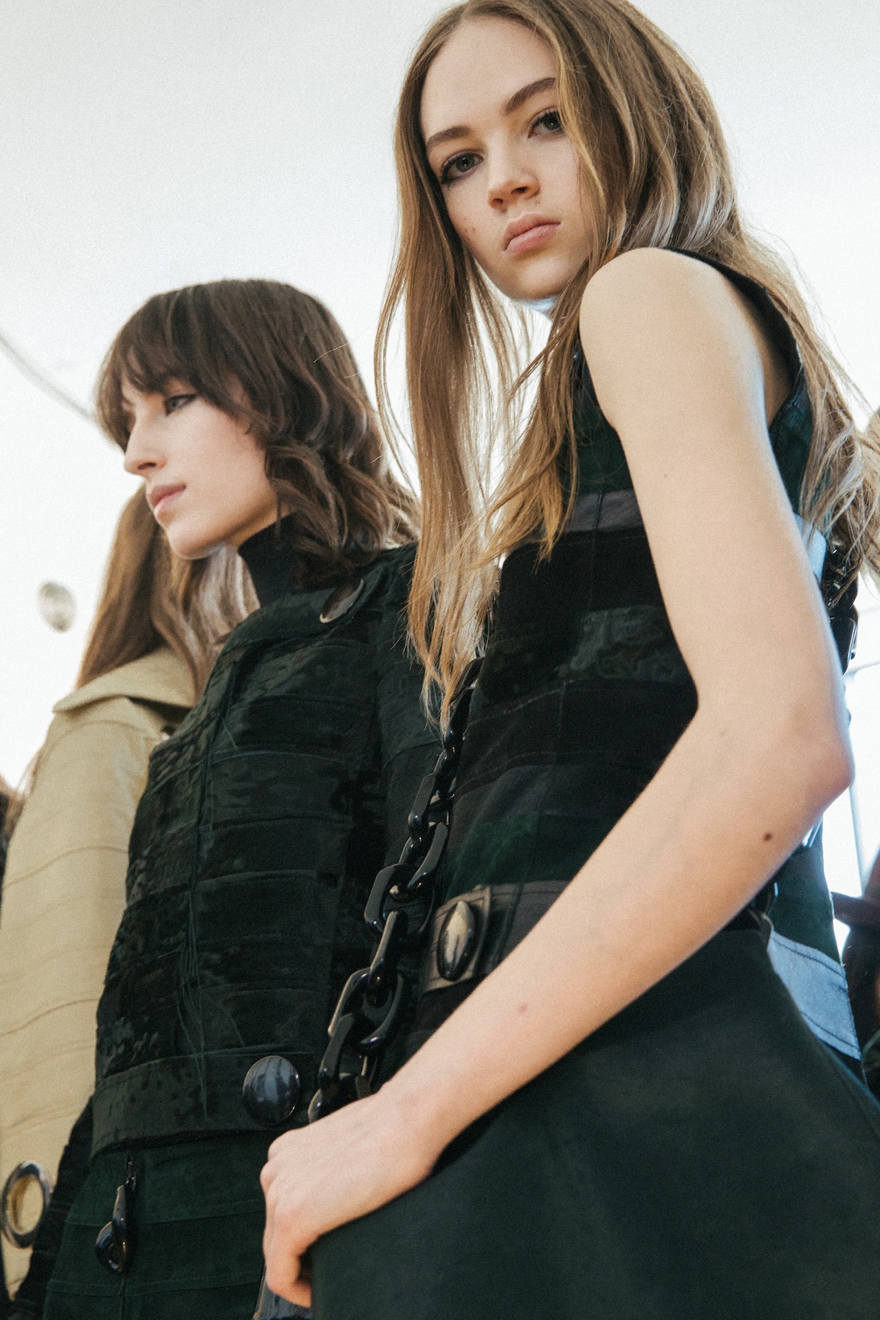 Calvin Klein AW15, Womenswear, 60s, Leather, Chain