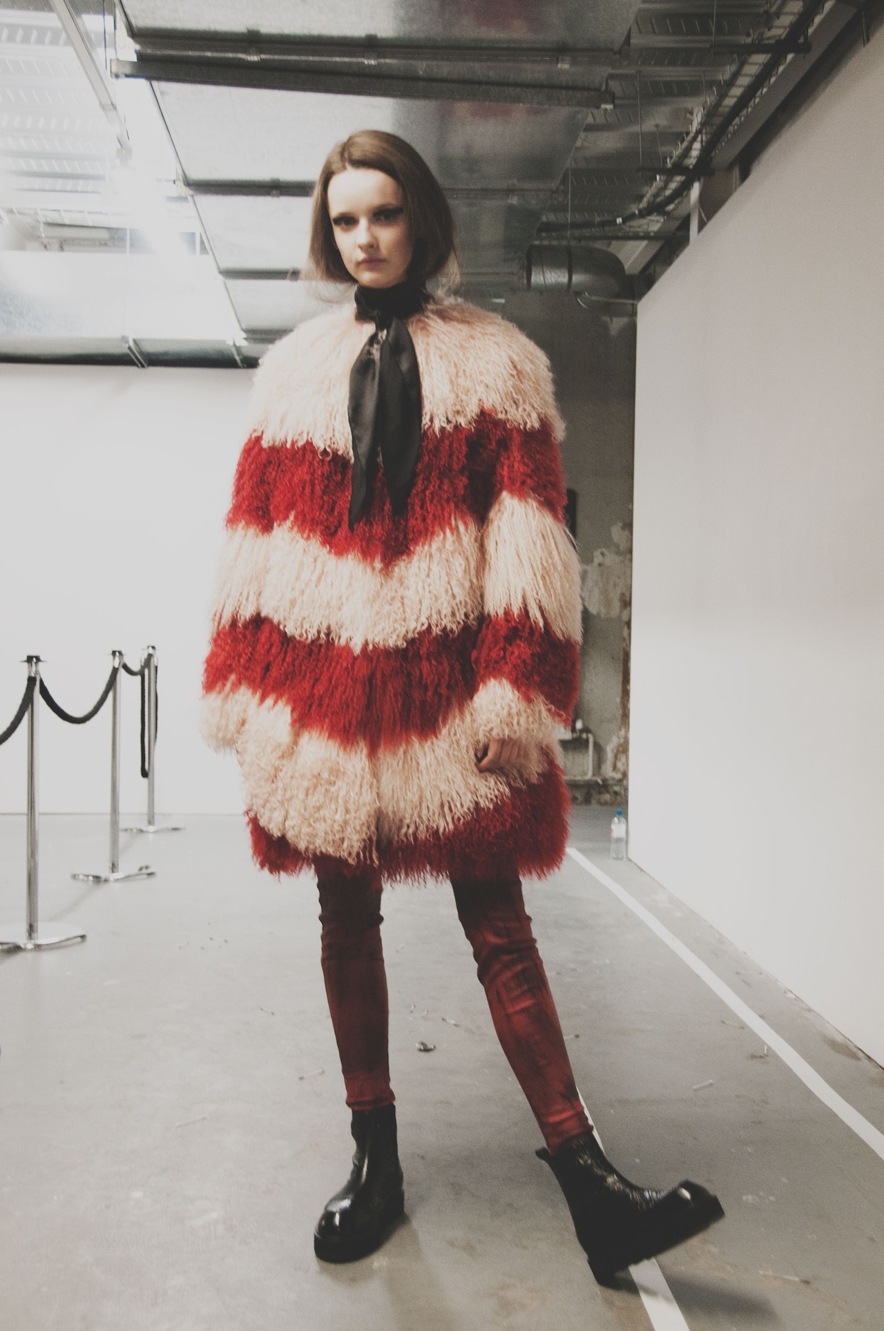 House of Holland AW15 Womenswear Creeper Boots Neck Tie