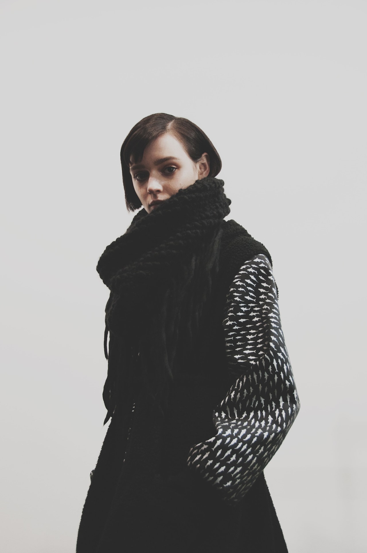 Christopher Raeburn AW15 Womenswear Dazed knitwear sharks