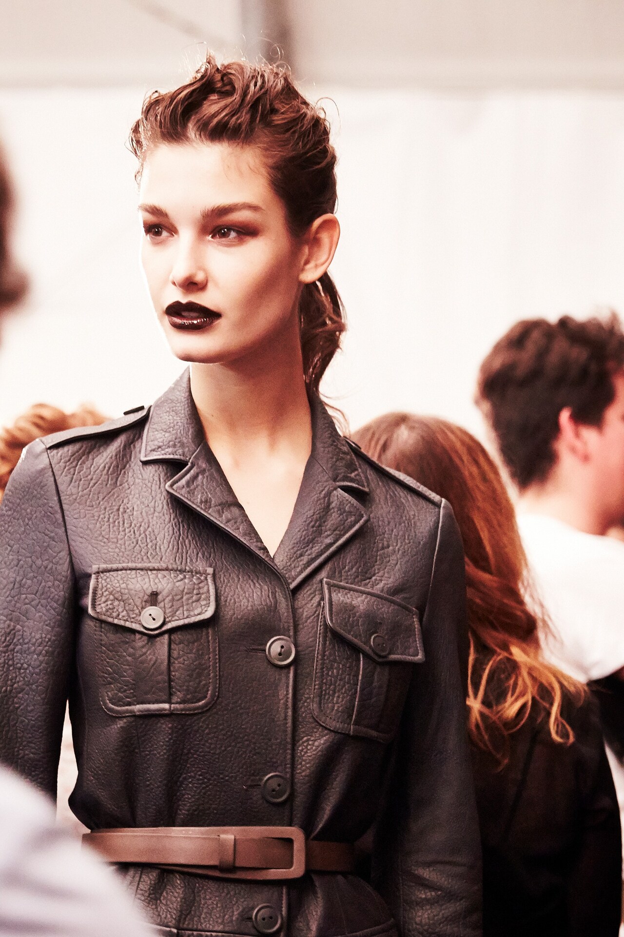 Trussardi AW15, Dazed backstage, Milan, Womenswear