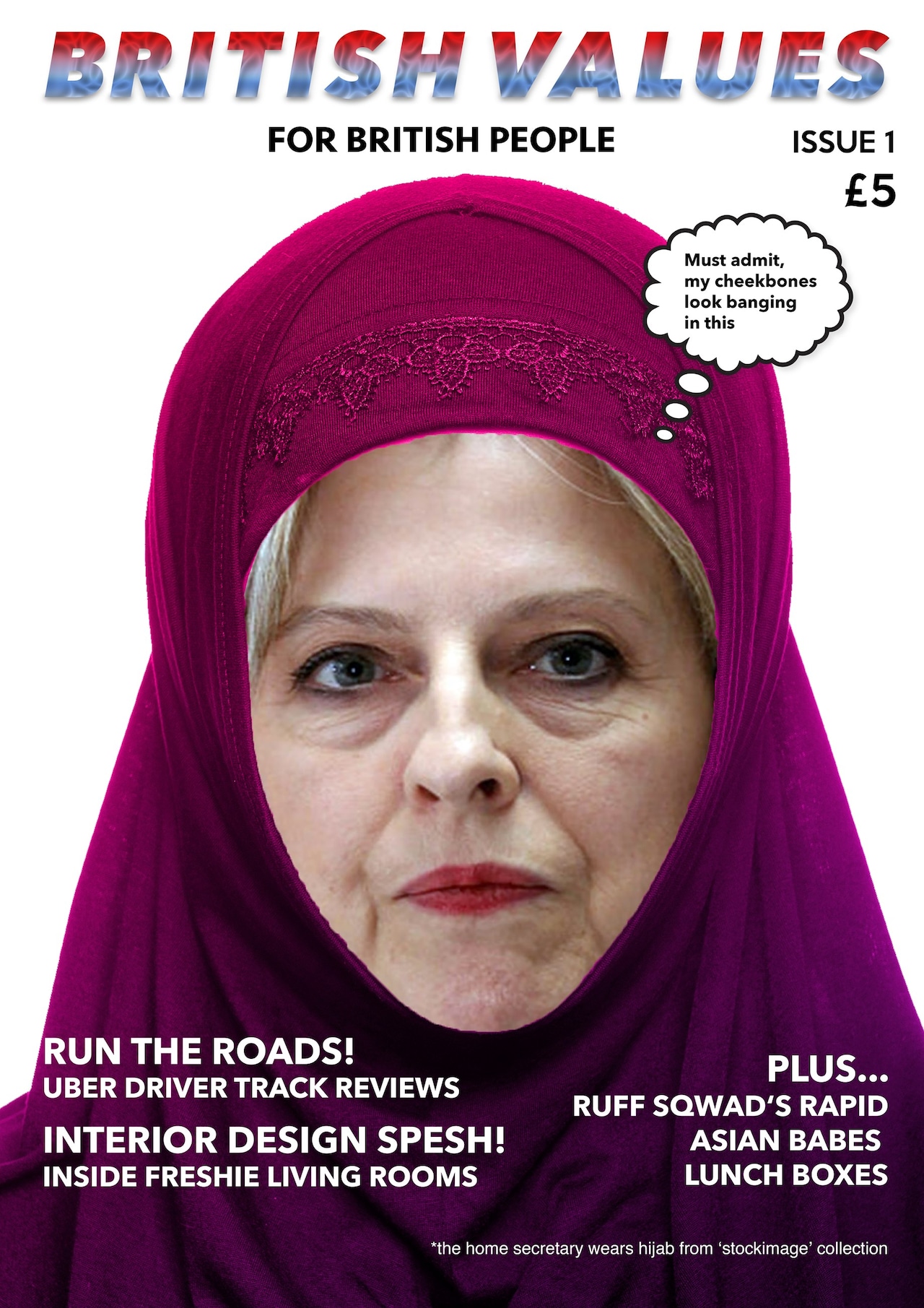 British Values zine and Kieran Yates