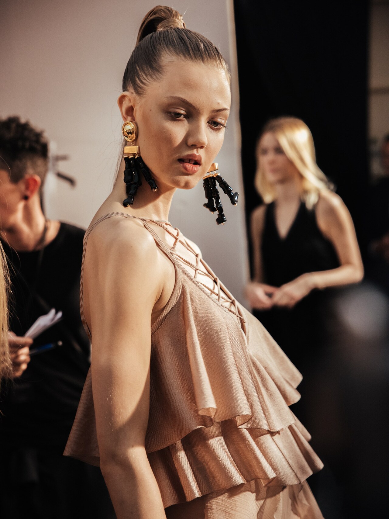 Balmain SS16 Backstage