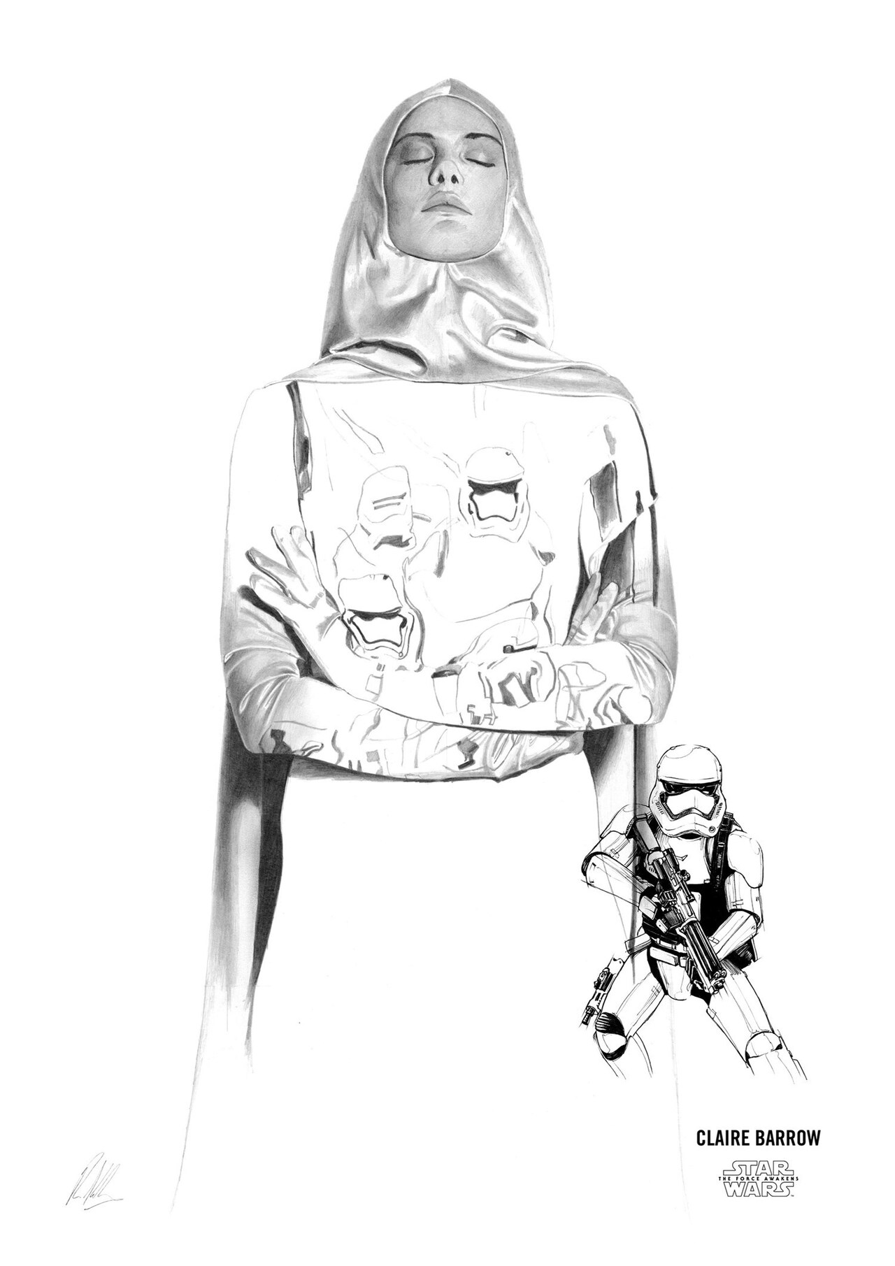 Claire Barrow’s Captain Phasma inspired look