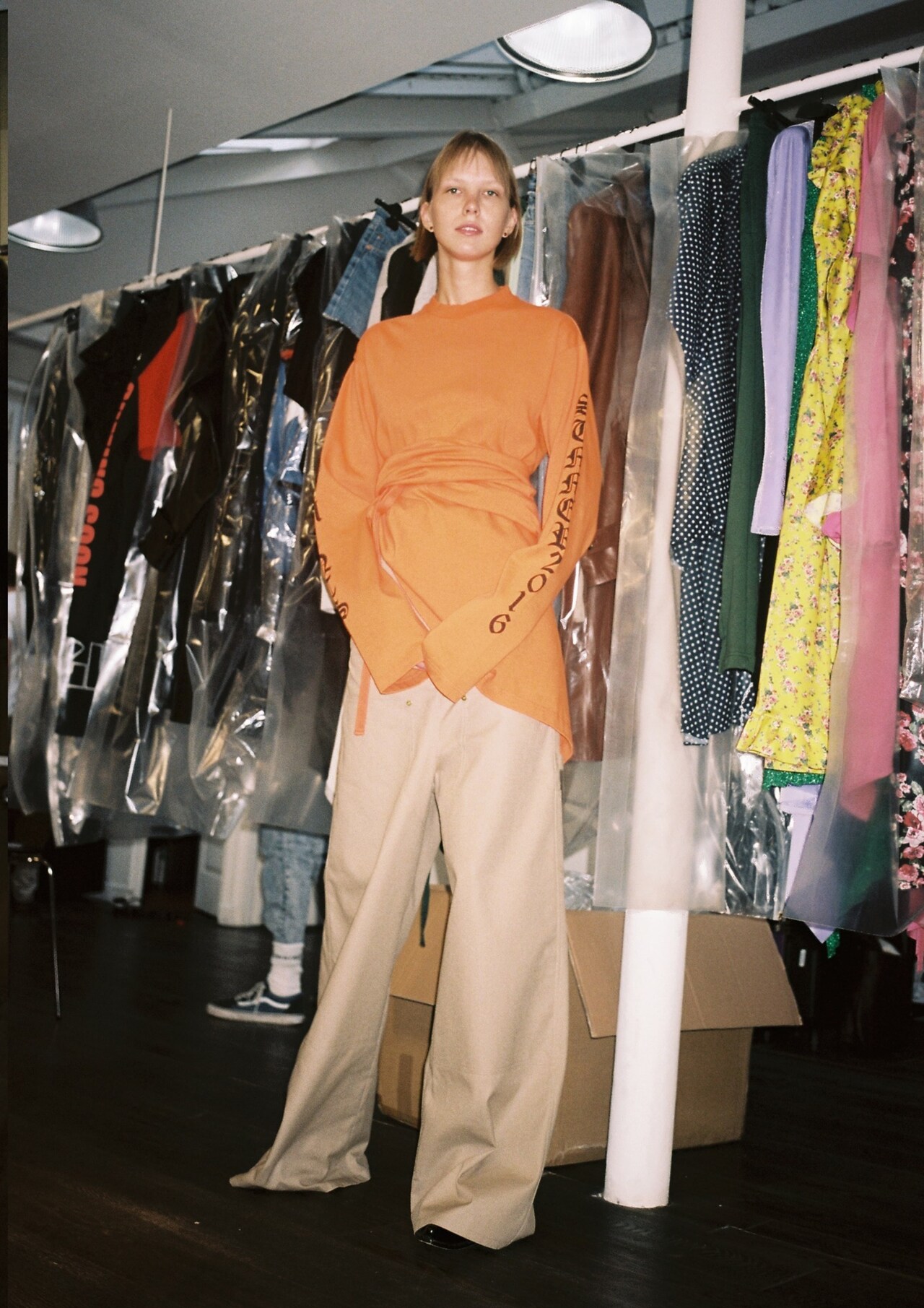Backstage at VETEMENTS SS16 Pierre-Ange Carlotti