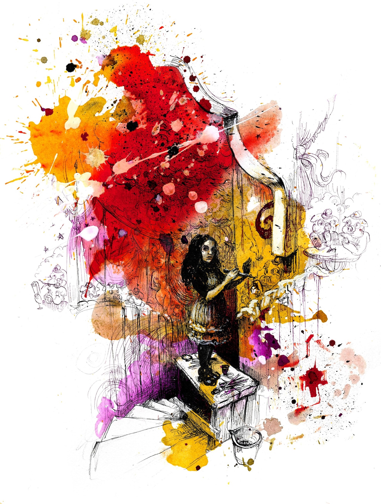 Molly Crabapple illustration