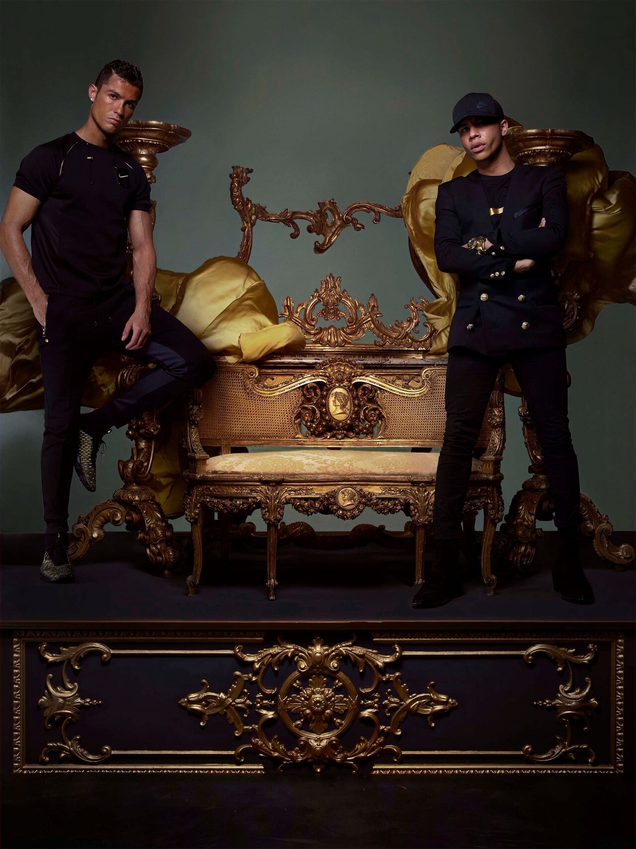 Cristiano Ronaldo Olivier Rousteing Nick Knight