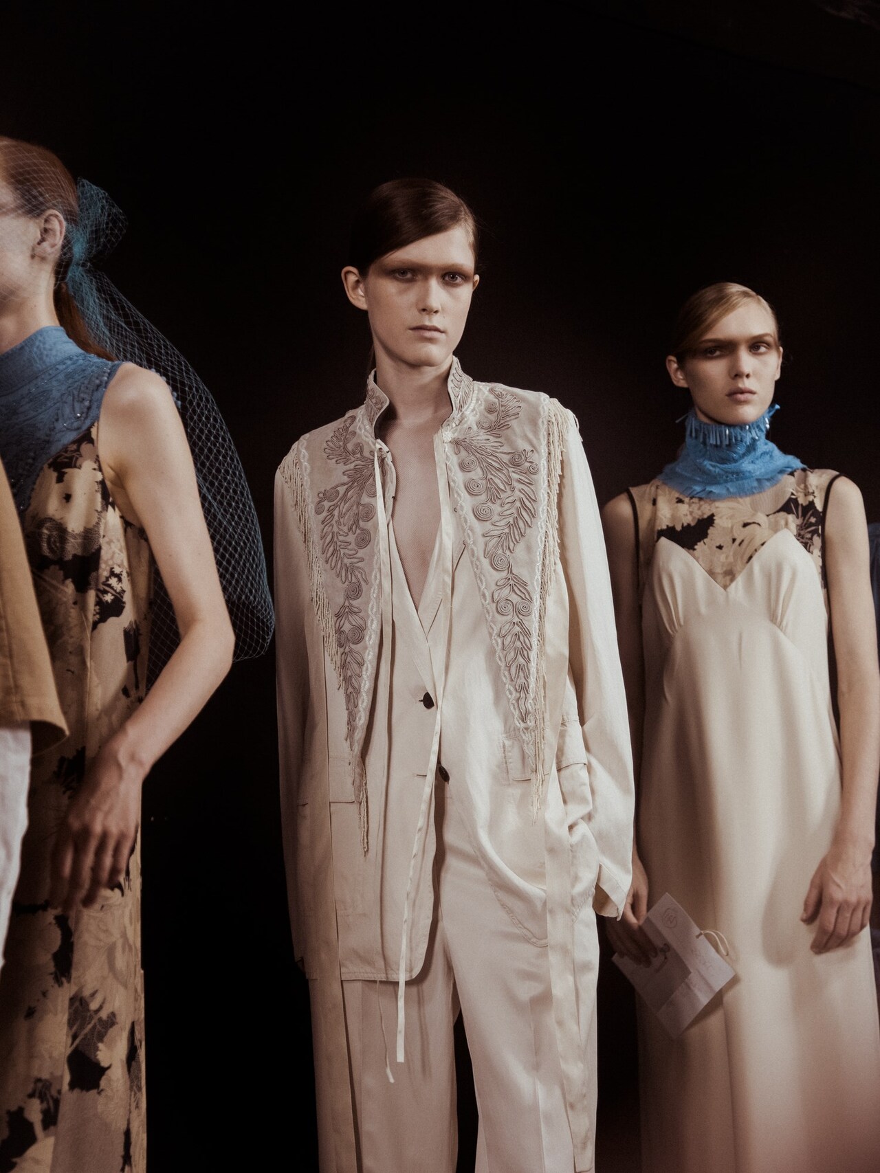 Backstage at Dries Van Noten SS17