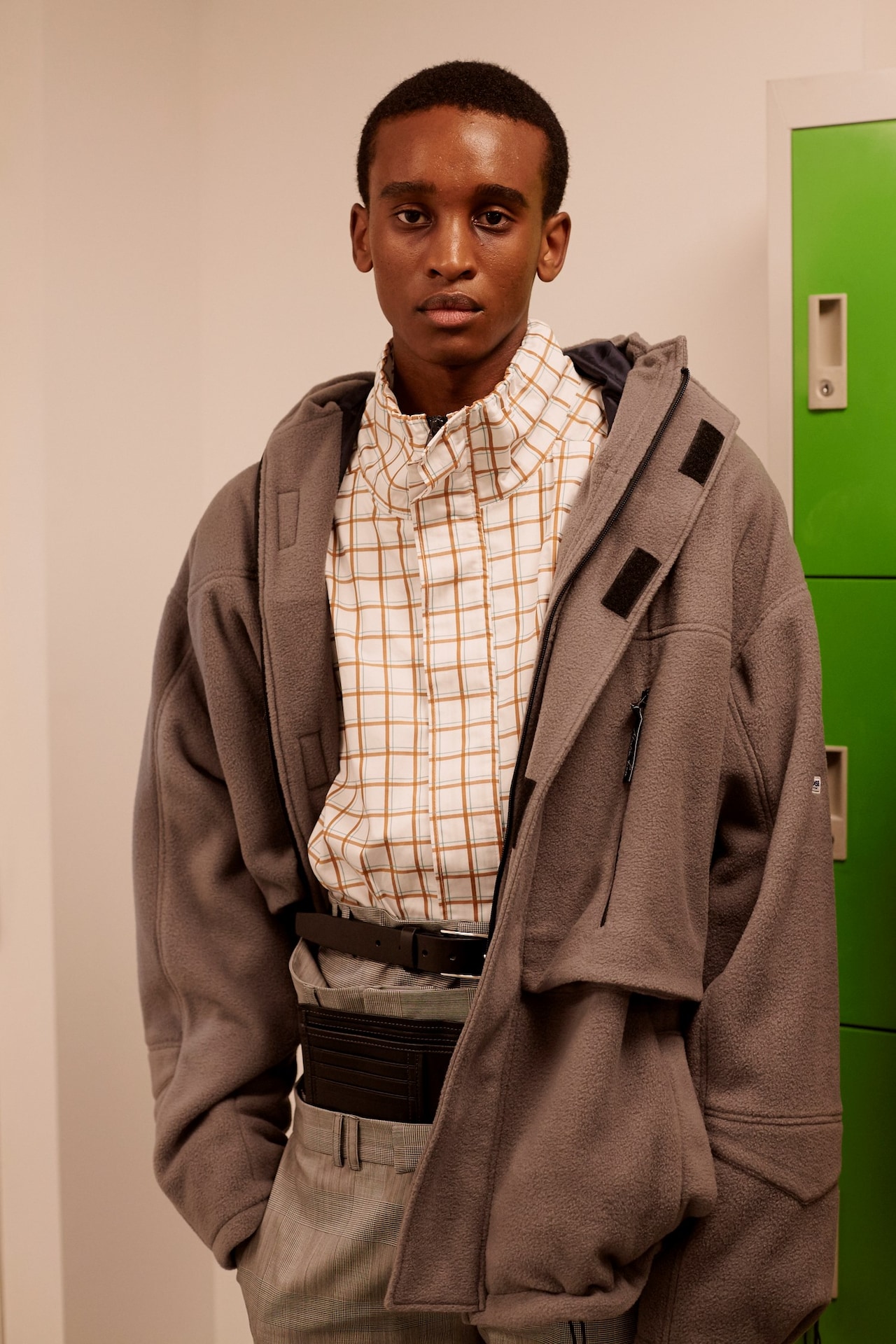 martine rose ss18 london show climbing wall 