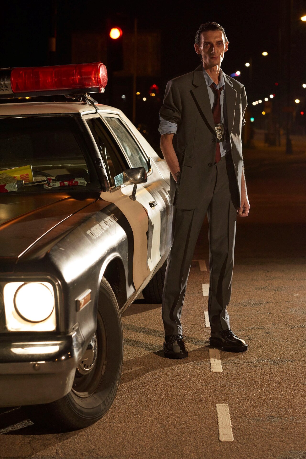 yang li cop police car ss18 menswear 