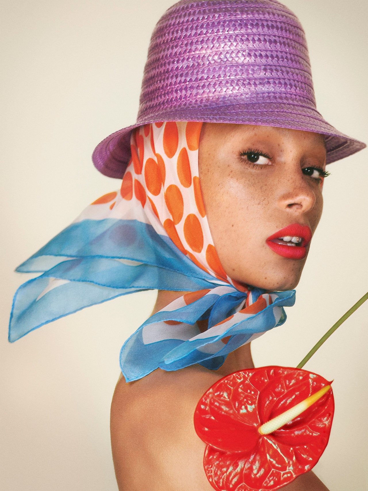 adwoa aboah marc jacobs beauty campaign david sims 