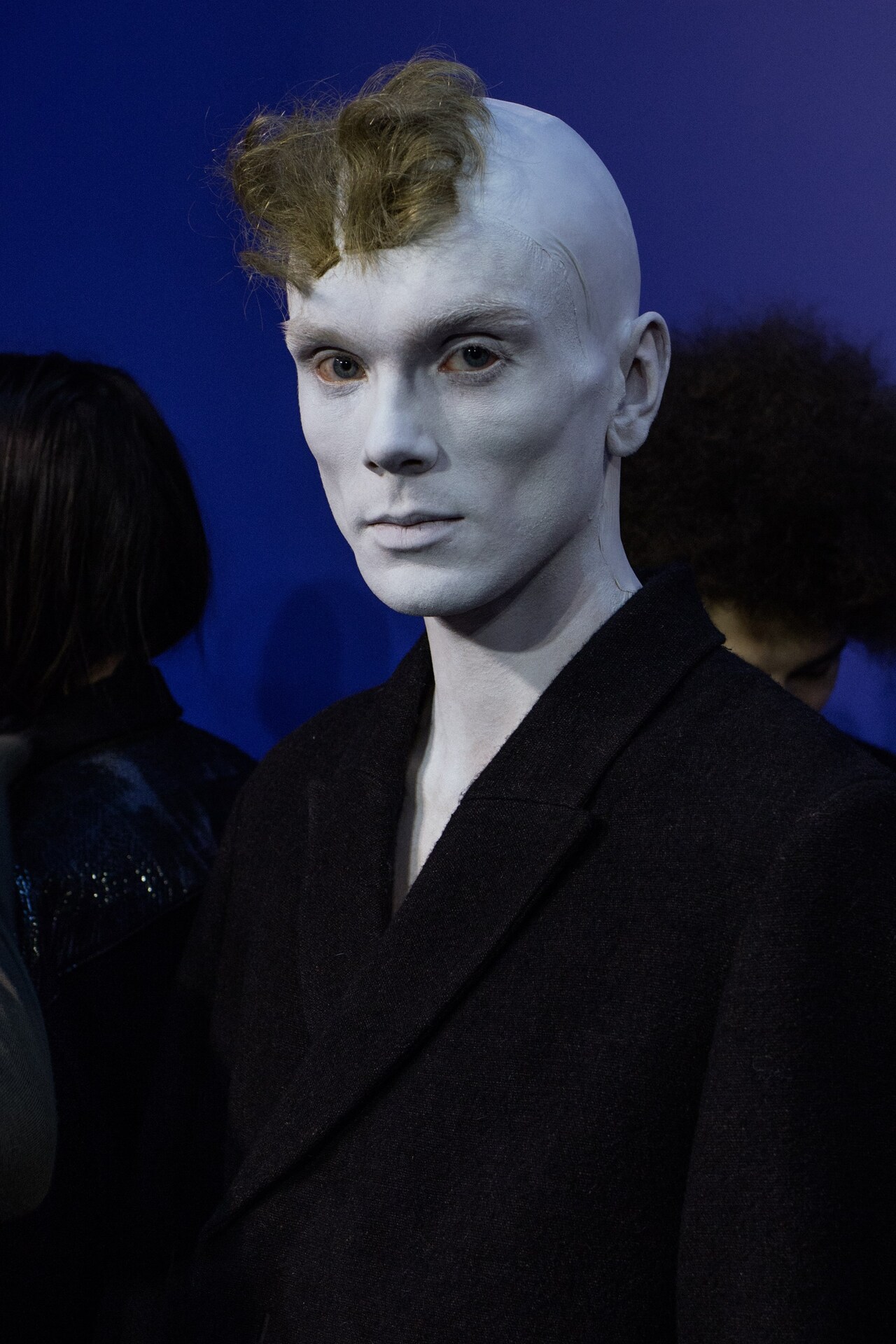 Backstage at Rick Owens paris pfw