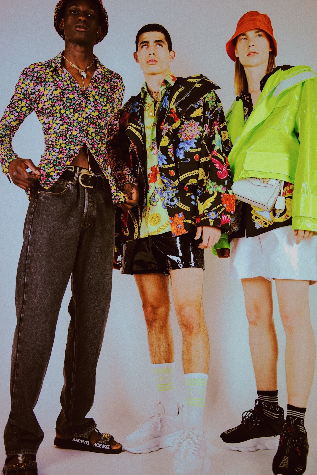 versace ss19 menswear milan fashion week donatella mfw