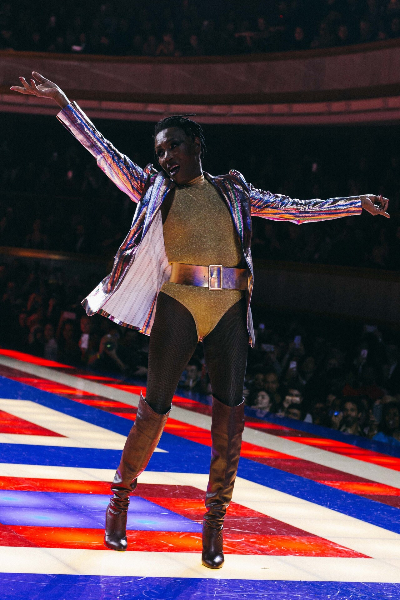 tommy hilfiger zendaya spring 2019 grace jones pfw