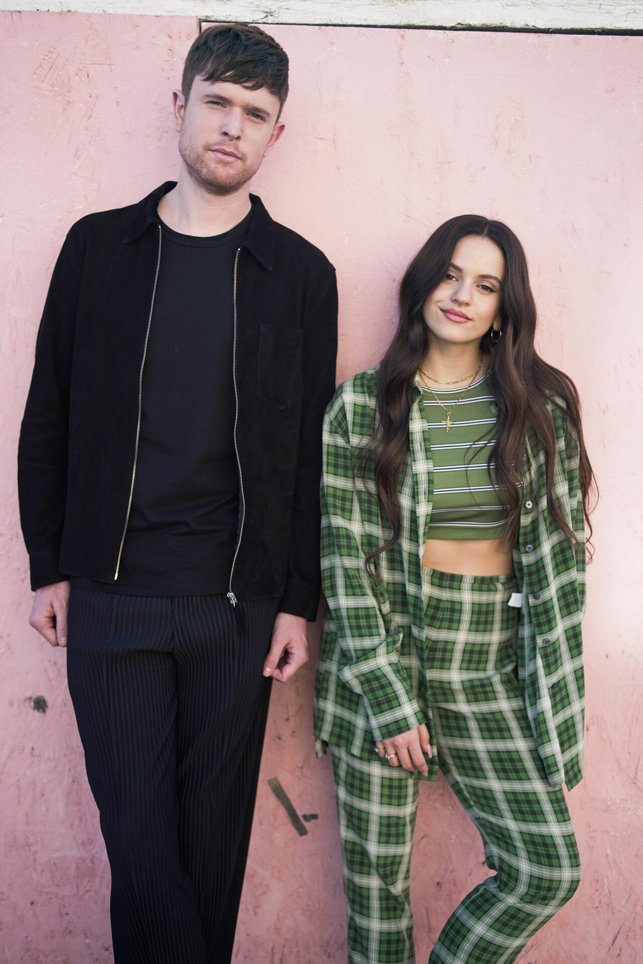 James Blake and Rosalia