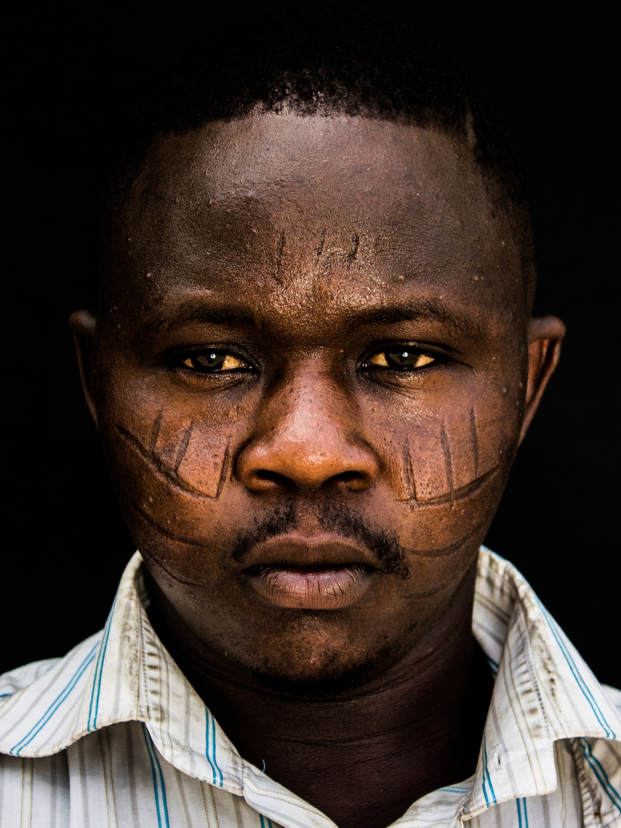 marked nadine ibrahim nigeria lagos scarification 