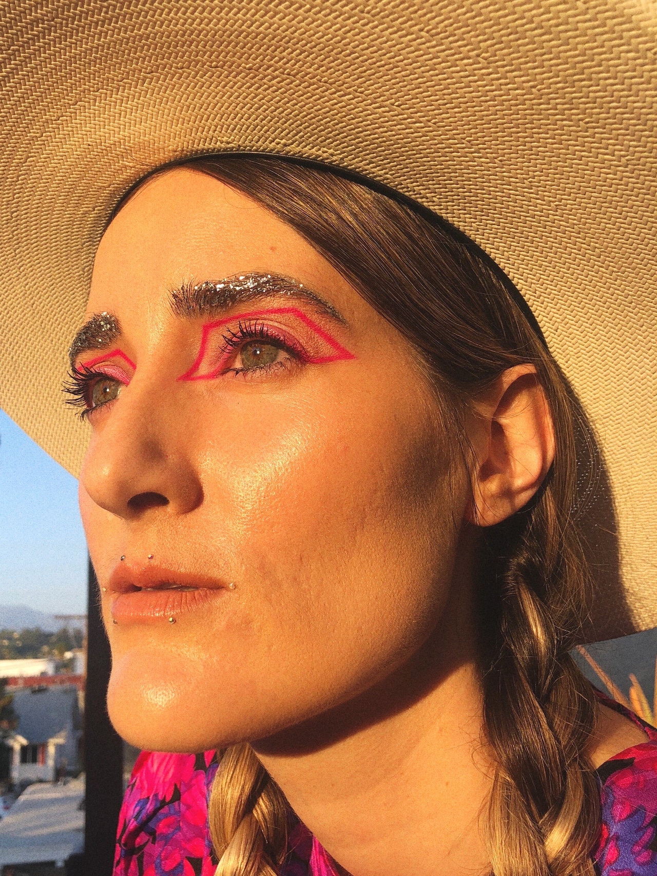 doniella donni davy make-up look euphoria 