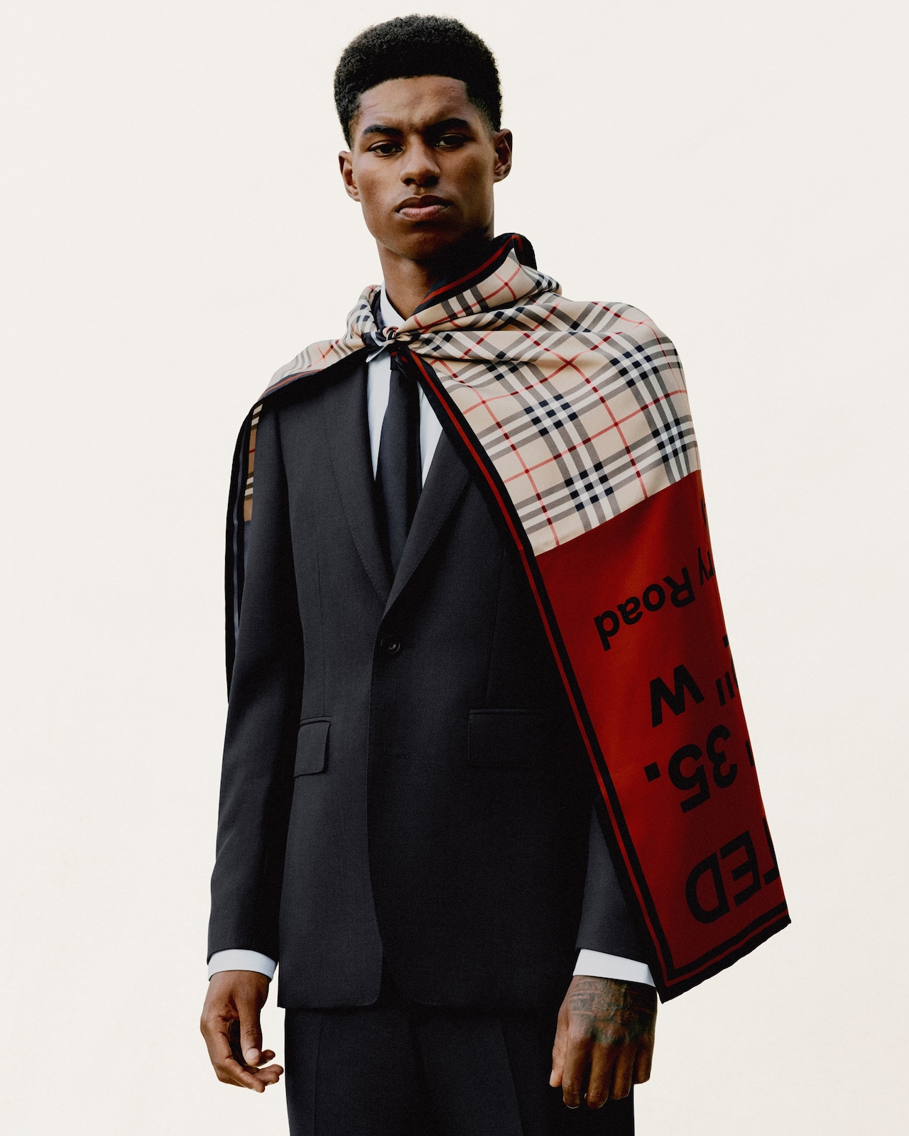 Marcus Rashford © Courtesy of Burberry _ Rafael Pa