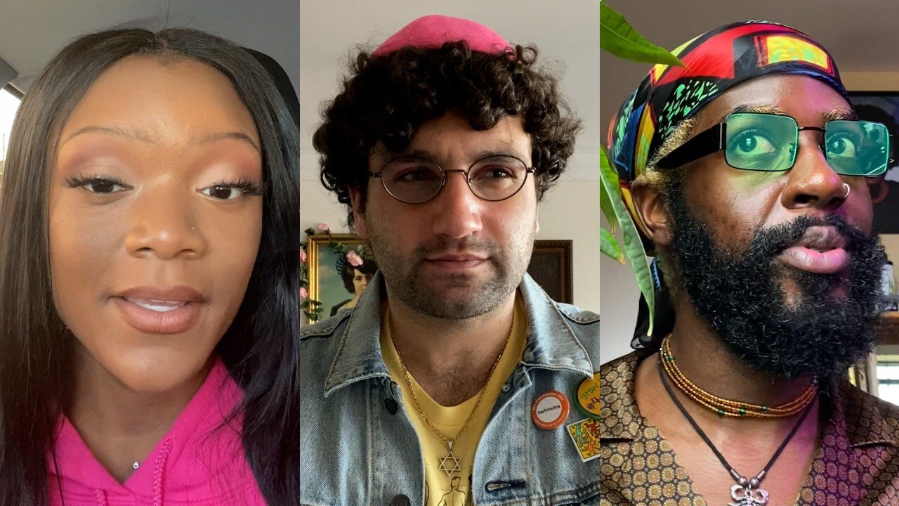 US election video stills