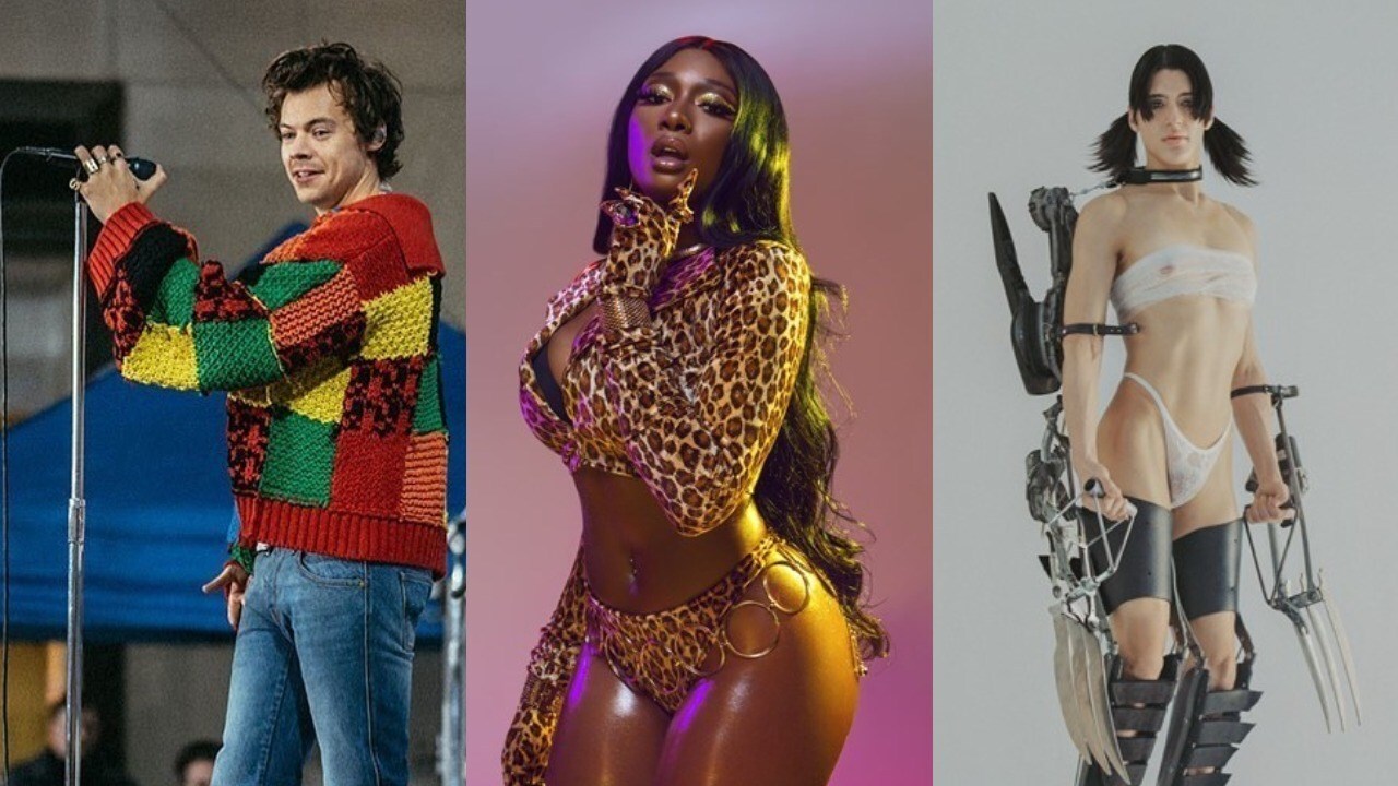 Harry Styles, Megan Thee Staallion, Arca